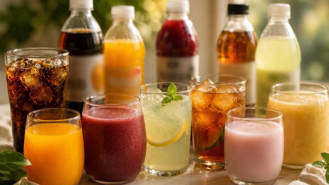 Bebidas que parecem inofensivas: mas são ricas em açúcar