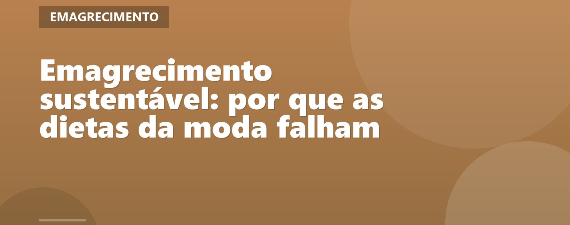 Emagrecimento sustentável: por que as dietas da moda falham