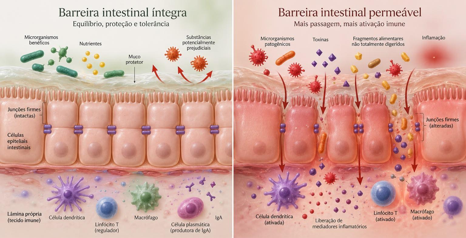 Intestino como barreira imune: o que acontece por trás dessa proteção?